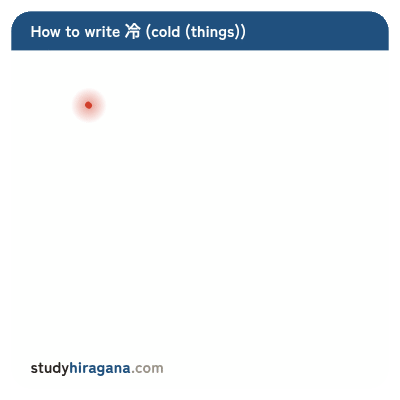 How to write 冷