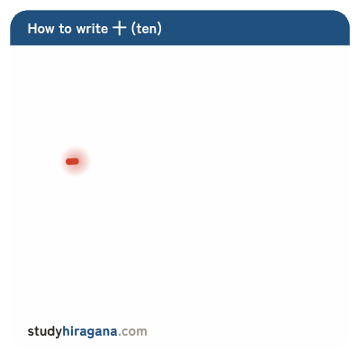 How to write 十
