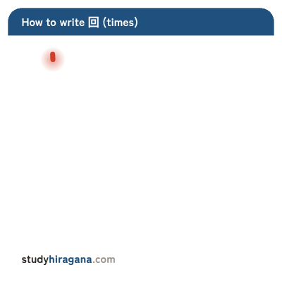 How to write 回