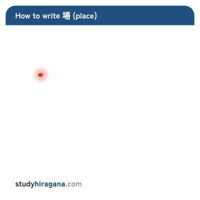 How to write 場