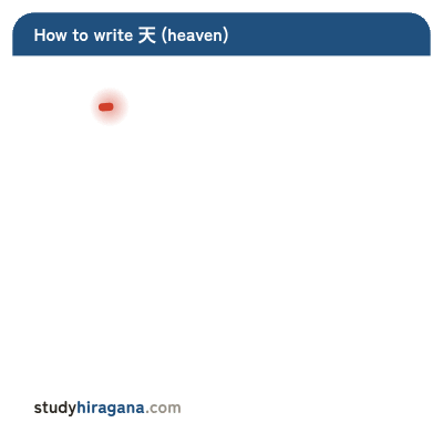 How to write 天