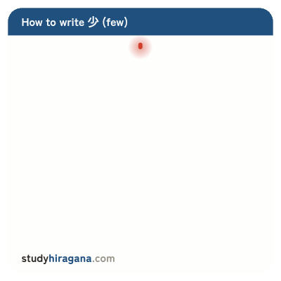 How to write 少