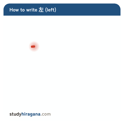 How to write 左
