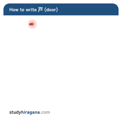 How to write 戸