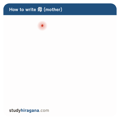 How to write 母