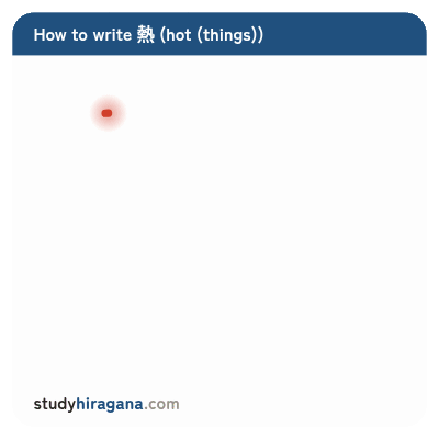 How to write 熱