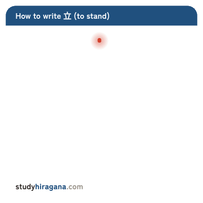 How to write 立