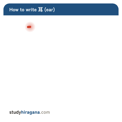 How to write 耳