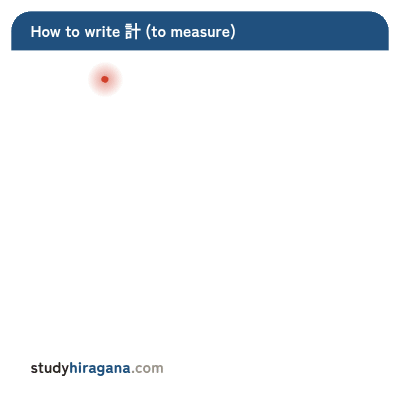 How to write 計