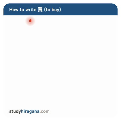 How to write 買