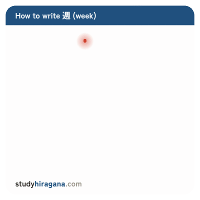 How to write 週